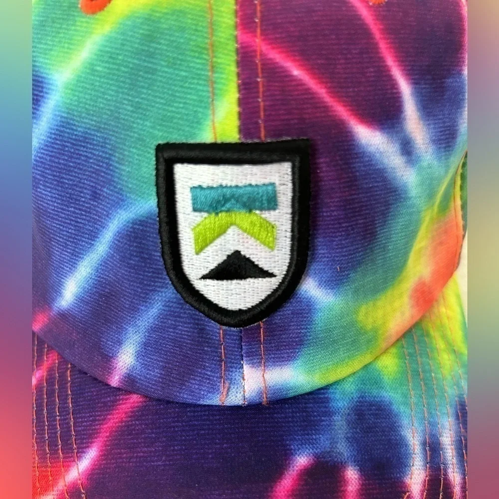 KILLINGTON BEAST OF THE EAST TIE-DYE NEON LOGO ADJUSTABLE BASEBALL HAT CAP
